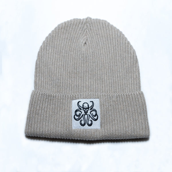 Fisherman rib organic beanie